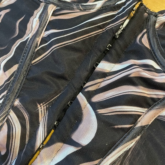 TIC TOC Cropped Molded Cup Corset/Bustier Size Small - Picture 5 of 9